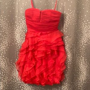 BCBG Maxazaria gorgeous red CICILLY dress 0
